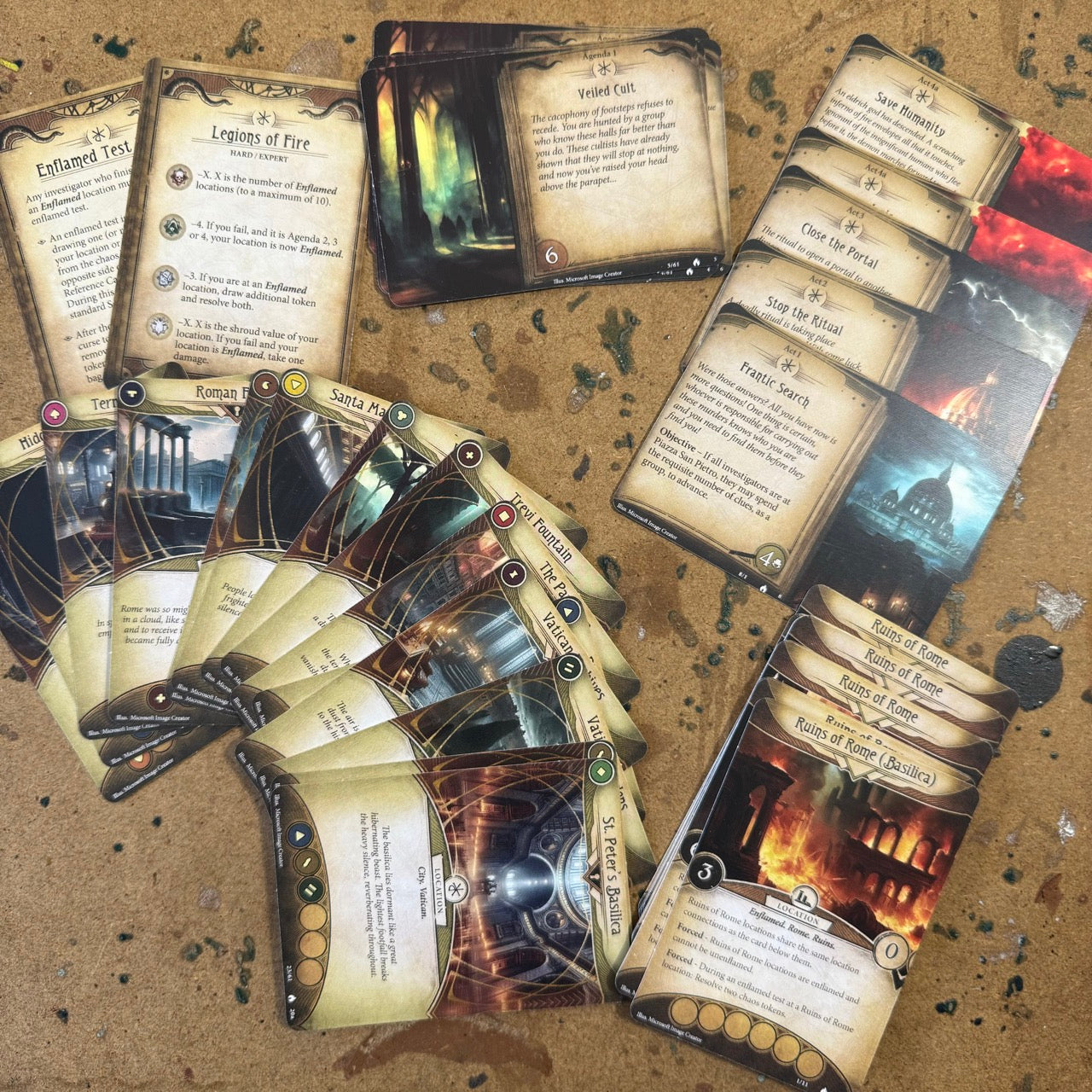 Legions of Fire - Scenario Pack (Fan Made) - 93 Pcs - Rulebook Available in Digital Format