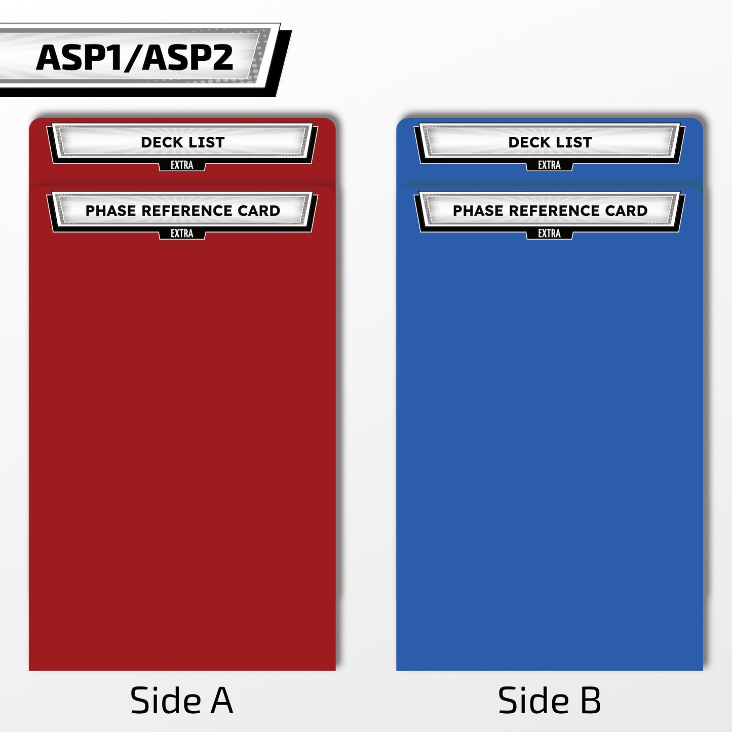 Free Deck List and Phase Reference Card Dividers for Marvel Champions LCG - Comes with ASP1 ASP2 Pack