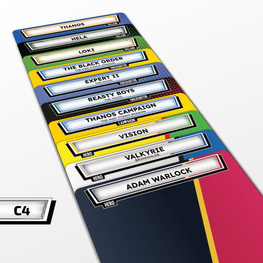 Front Side of Dividers for The Mad Titan’s Shadow & Phase 4 Dividers