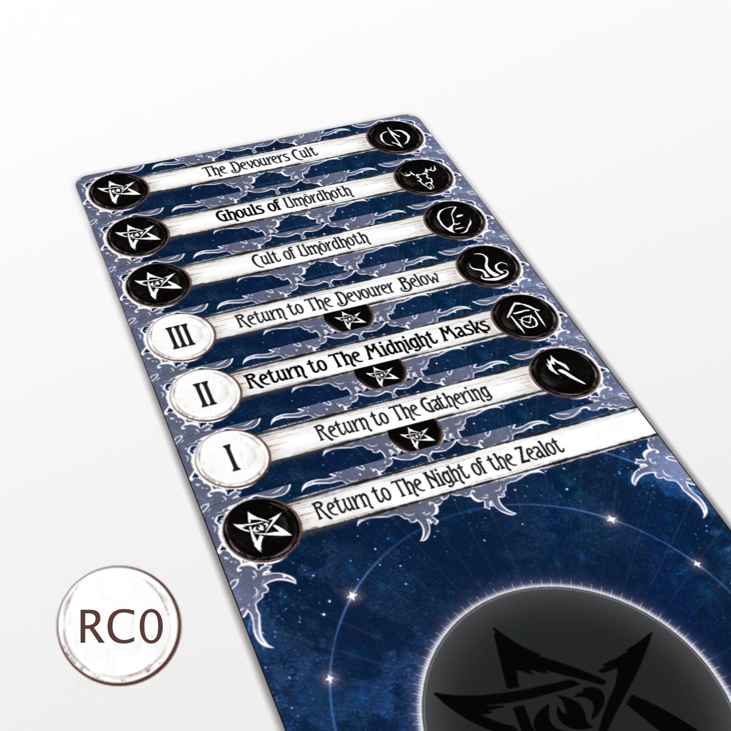 Night of the Zealot and Return to Set with Investigators (C0) - Vertical & Horizontal - Arkham Horror LCG Dividers - 29pcs