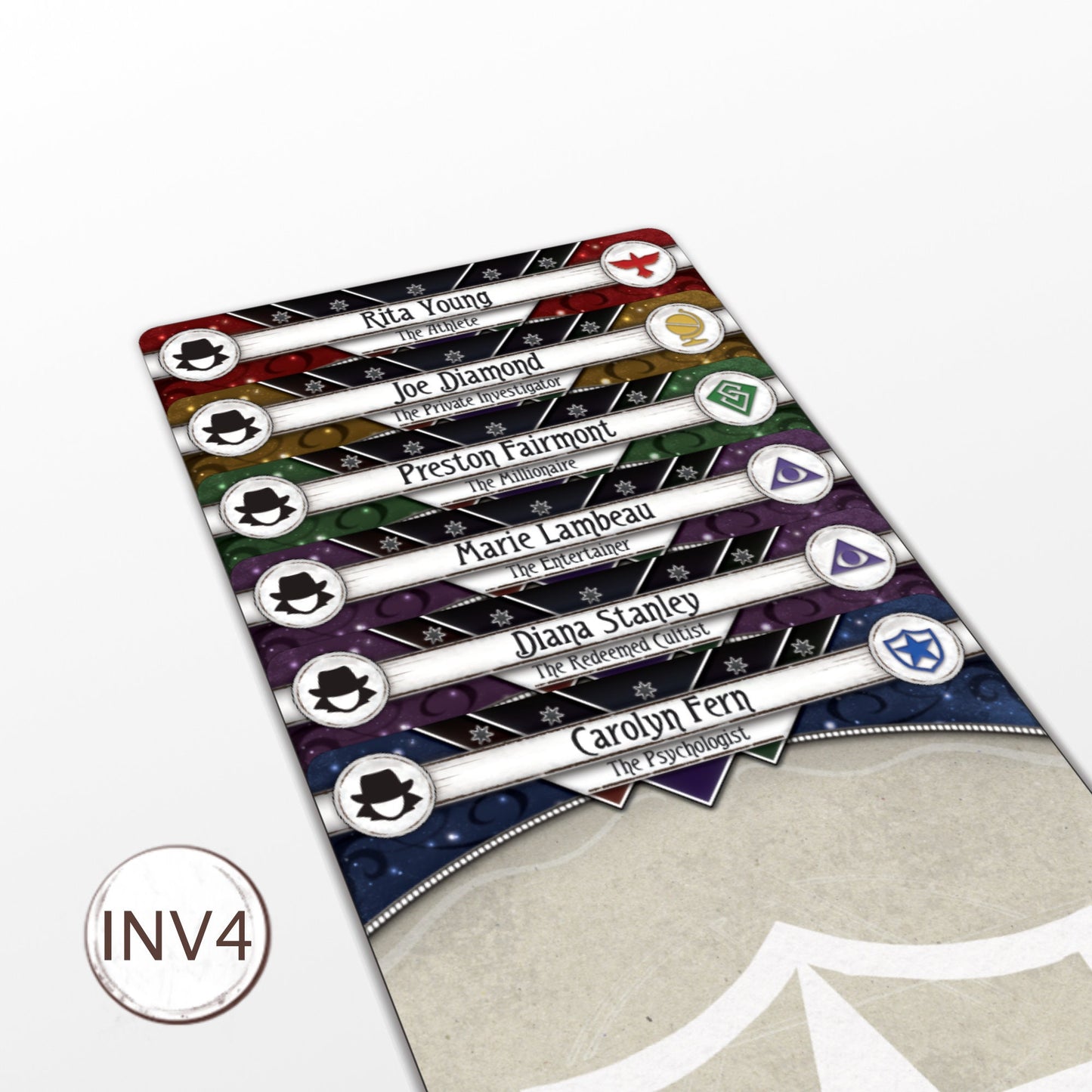 The Circle Undone and Return to Set with Investigators (C4) - Vertical & Horizontal - Arkham Horror LCG Dividers - 45pcs