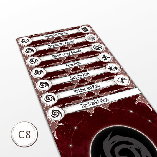 The Scarlet Keys with Investigators (C8)- Arkham Horror LCG Dividers - 34pcs