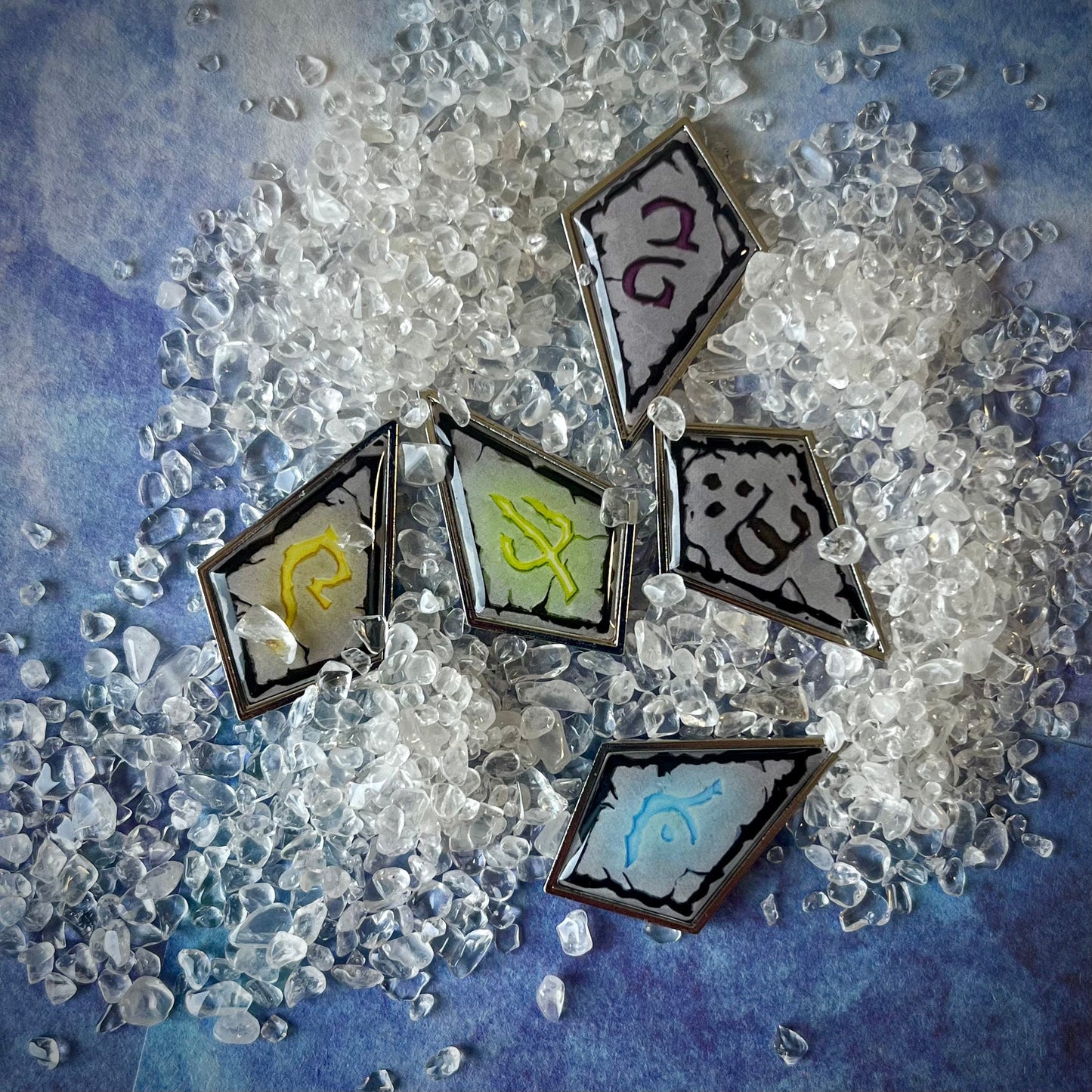 Edge of the Earth Expansion Tokens Upgrade, Frost & Seals/Runes Token for Arkham Horror LCG