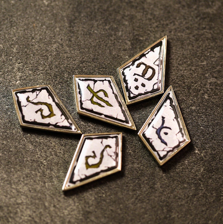 Secrets tokens for Arkham Horror LCG (metal, single-sided, mirrored) Ammo Token Keys Flash Light Stun Tokens