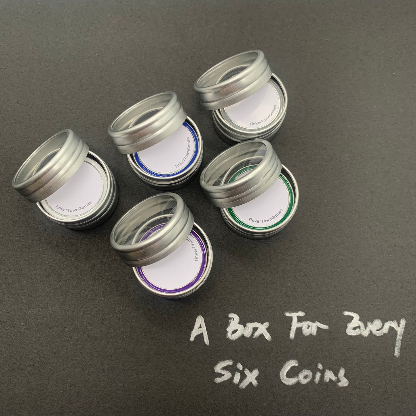 Metal Dry Erase Tokens, Ability Counters - for Board Games, RPGs, TCGs, MTG, Storage Box Included, 5 Free Markers For Set Over 30 Tokens