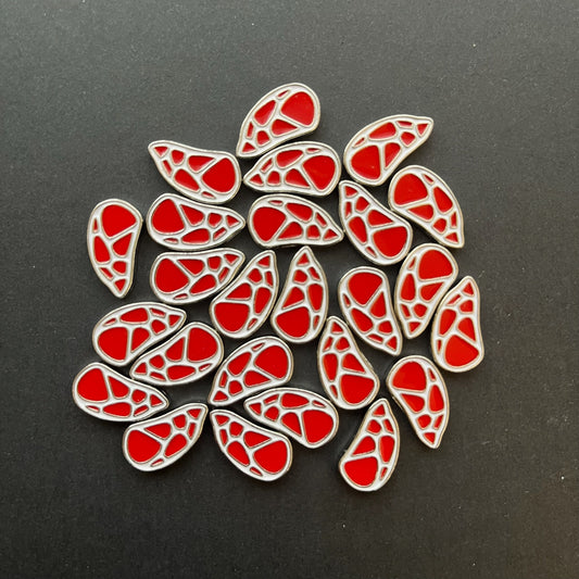 40x Meat, Steak, Food for Board Game Token Upgrade, Miniature Components (Metal, Double Sided)