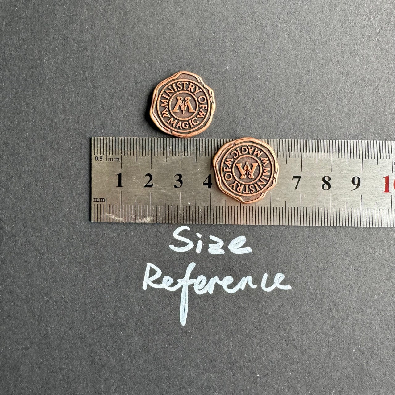 25x Metal Harry Potter Hogwarts Battle Influence Token, Double Sided (Mirrored)