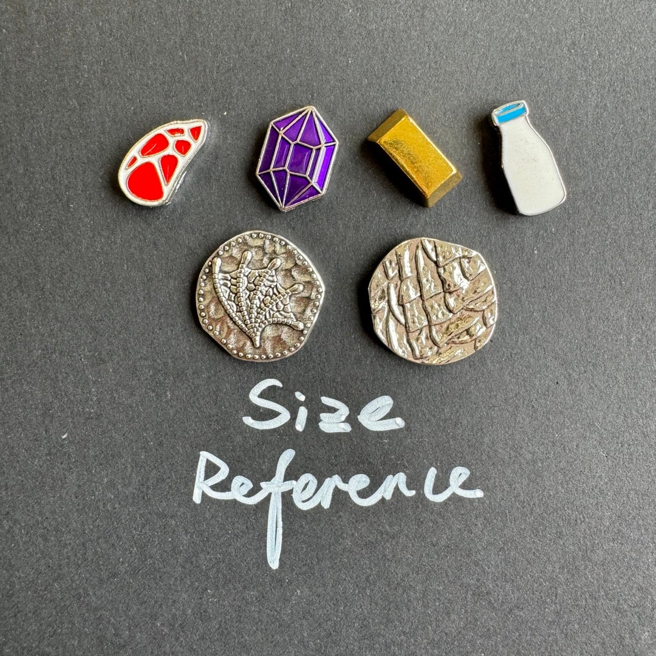 40x Dragon Coins in 3 different colors, Metal Token Upgrade for Board Game, Gold, Silver, Bronze, Double-sided