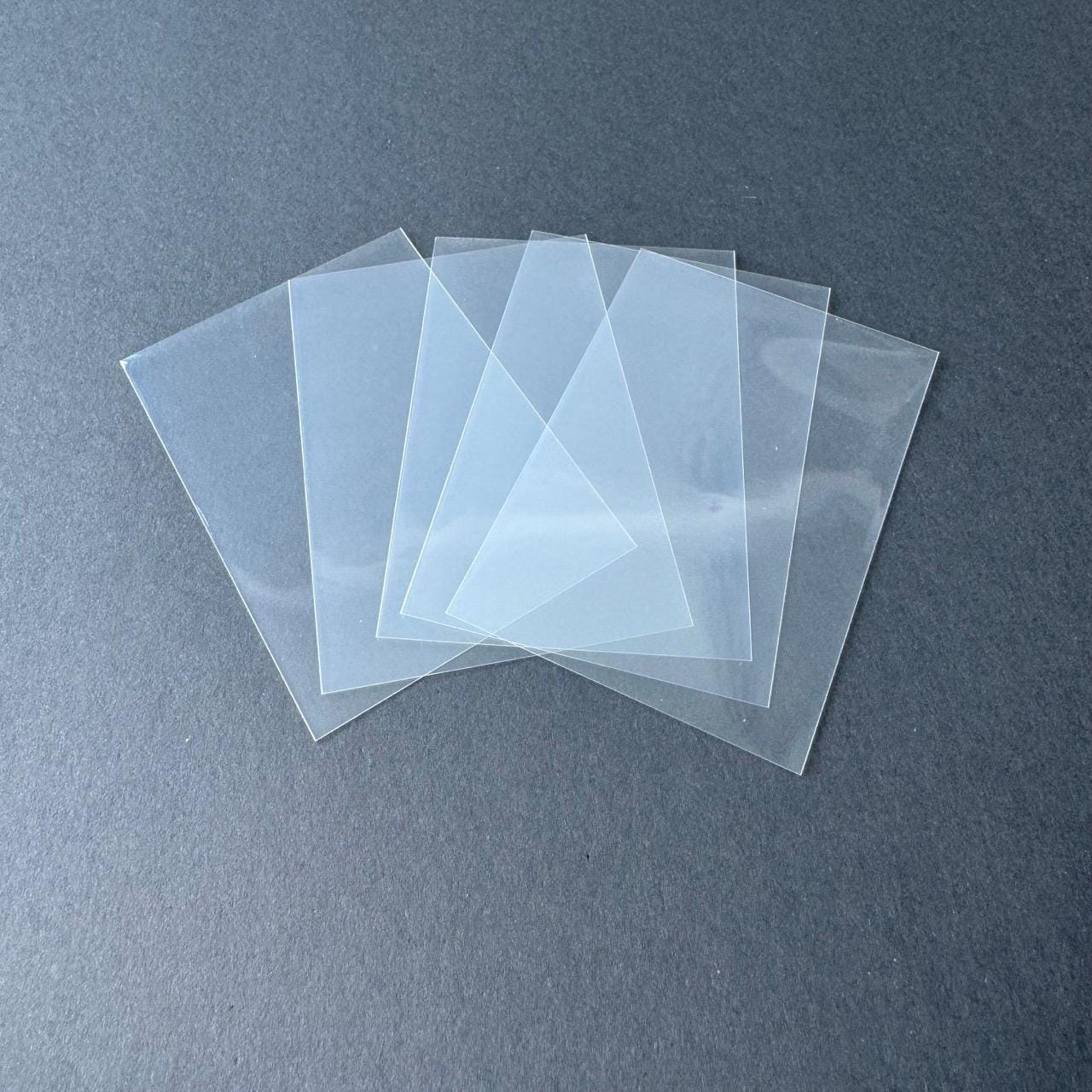 Card Sleeves Double Sleeves 120 Micron - Standard Board Game Card Size 65x90mm, 58x89mm, 100 Pcs Pack, Clear and Matt Finish