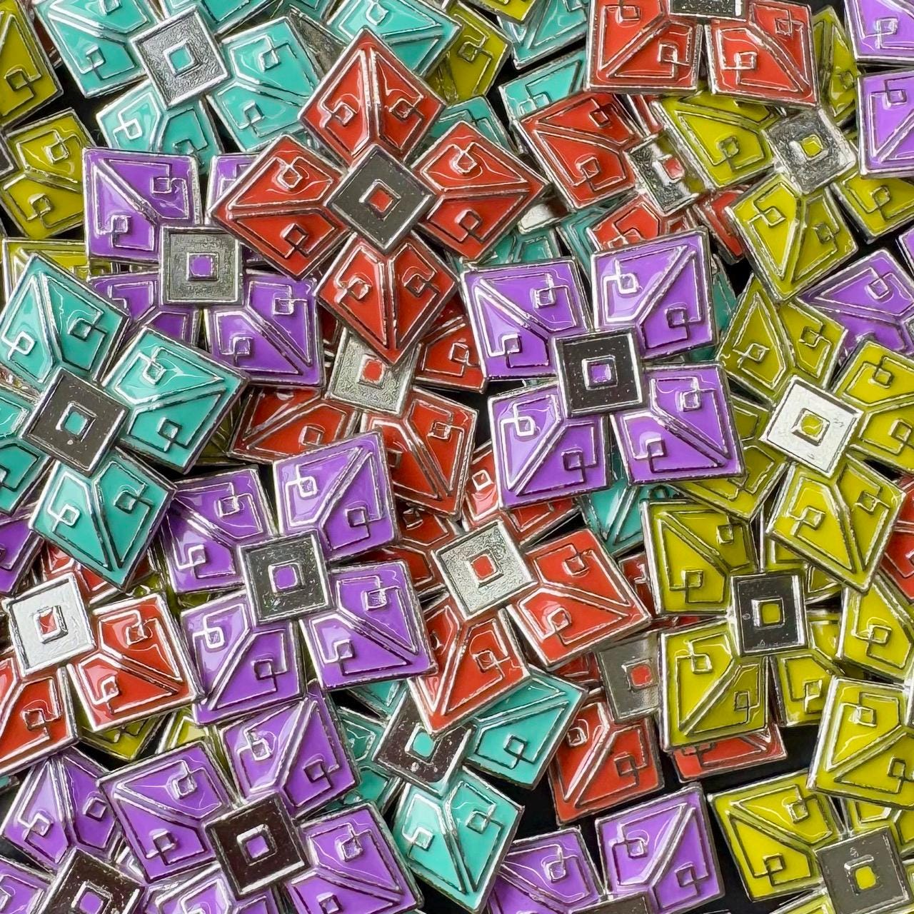 Metal Earthborne Rangers Upgrade Tokens for Board Game, Energy, Harm, General, Progress token, Double-sided