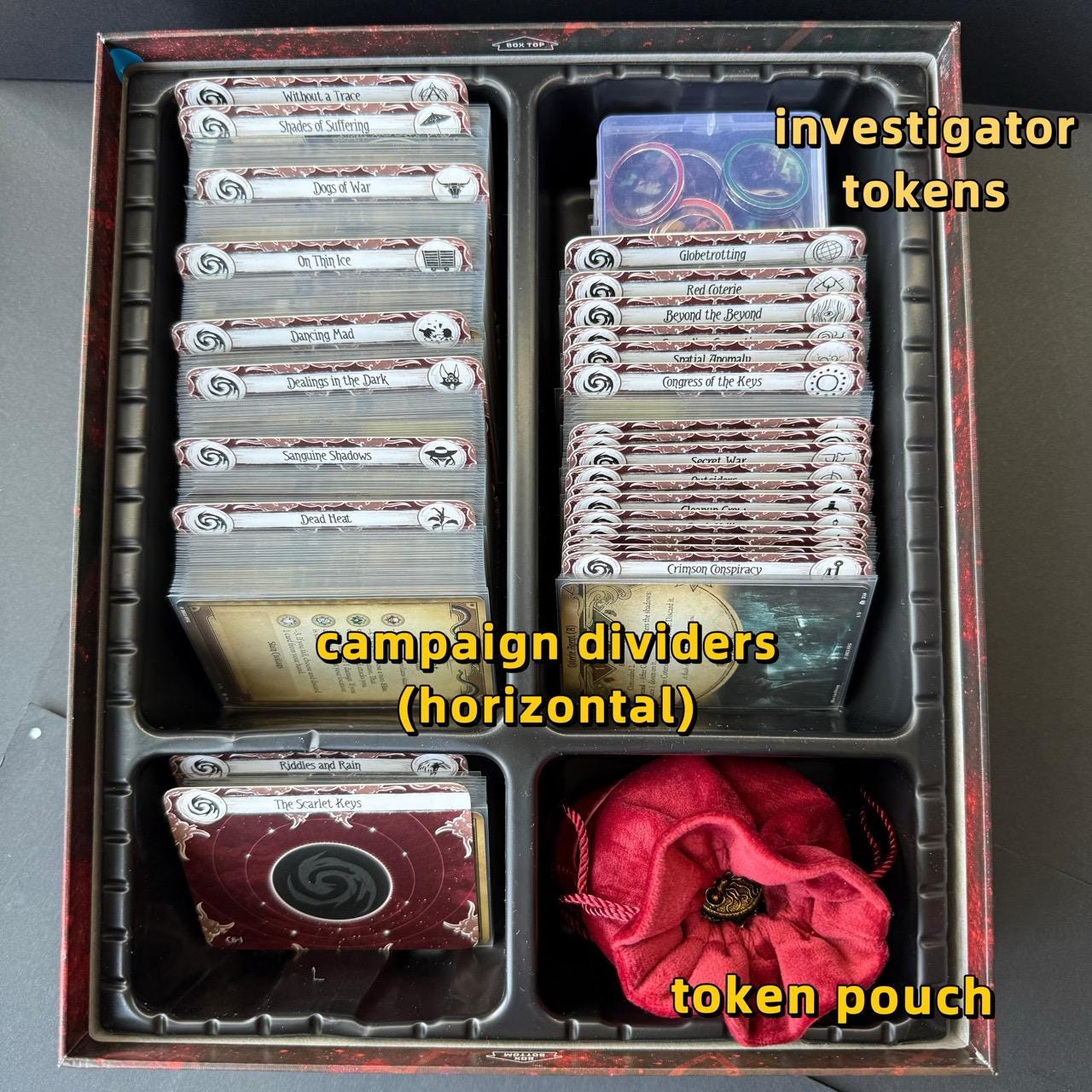 All-In Bundle - Arkham Horror LCG Dividers - Vertical & Horizontal - Phase 0-10 | Investigator Set
