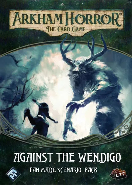 Against the Wendigo - Standalone Scenario (Arkham Horror Fan Made Custom Scenario) -  71Pcs - Rulebook Available in Digital Format
