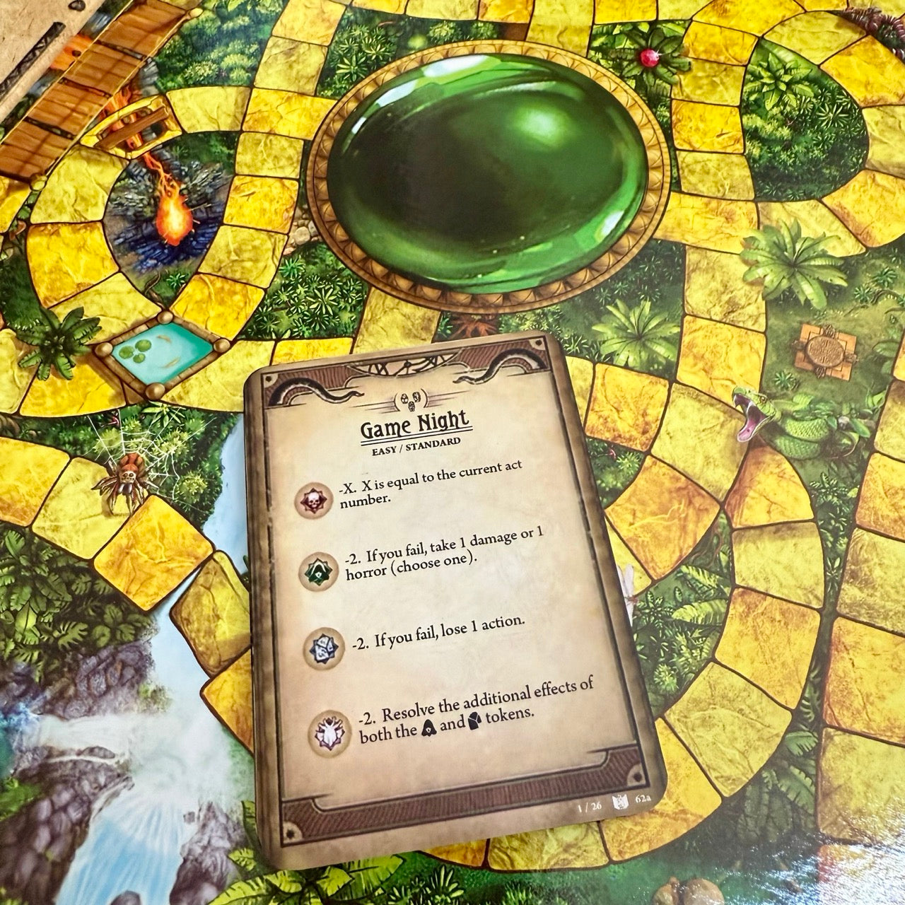 Jumanji - Scenario Pack (Arkham Horror Fan Made Custom Mini Campaign) - 236Pcs - Rulebook Available in Digital Format