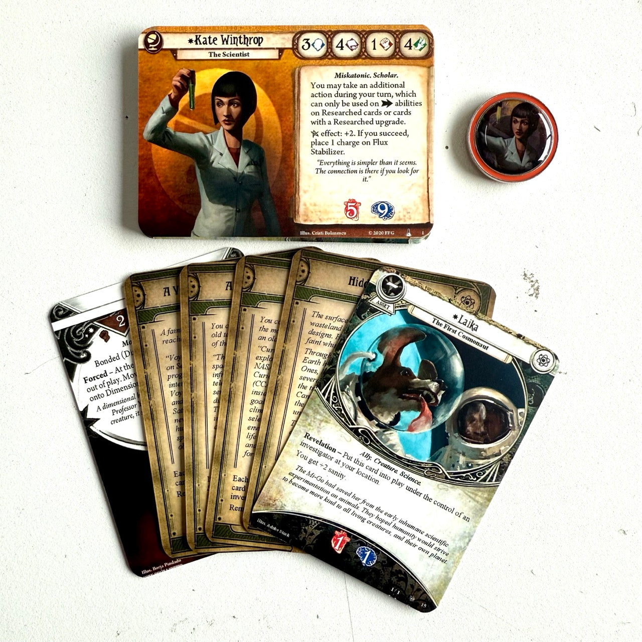 Dark Matter- Scenario Pack (Arkham Horror Fan Made Custom Scenario) - 396Pcs - Rulebook Available in Digital Format