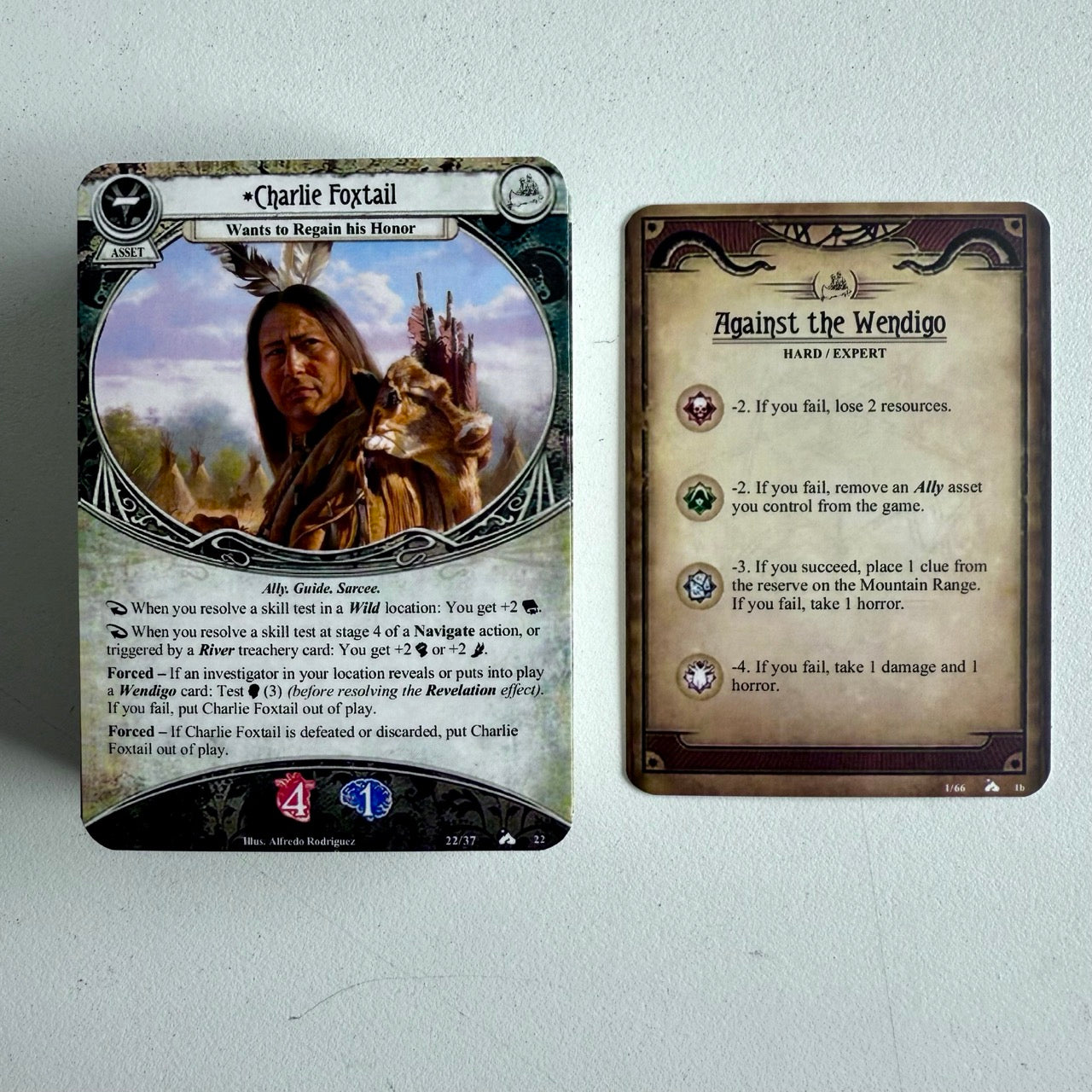 Against the Wendigo - Standalone Scenario (Arkham Horror Fan Made Custom Scenario) -  71Pcs - Rulebook Available in Digital Format