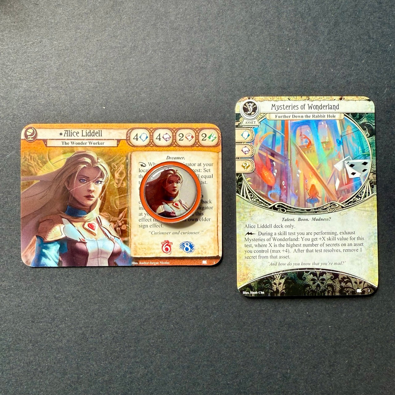 Alice in Wonderland - Scenario Pack (Arkham Horror Fan Made Custom Scenario) -  449Pcs - Rulebook Available in Digital Format