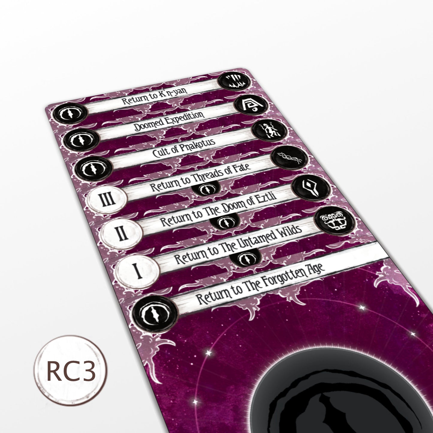 The Forgotten Age & Return to Set with Investigators (C3)- Arkham Horror LCG Dividers - 45pcs