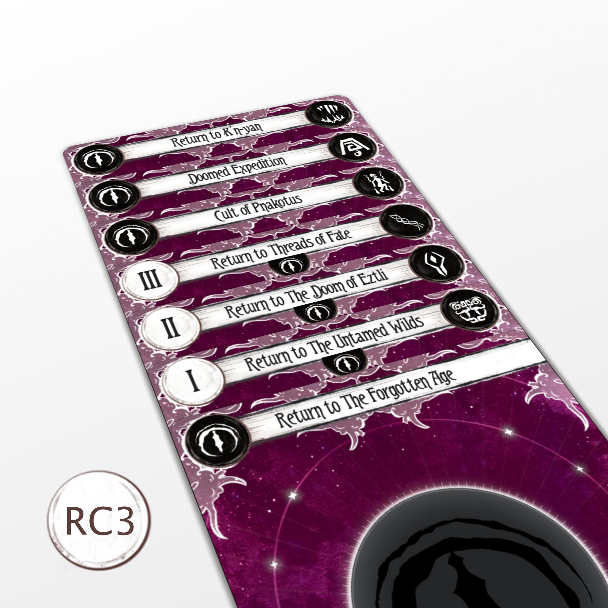 The Forgotten Age & Return to Set with Investigators (C3)- Arkham Horror LCG Dividers - 45pcs