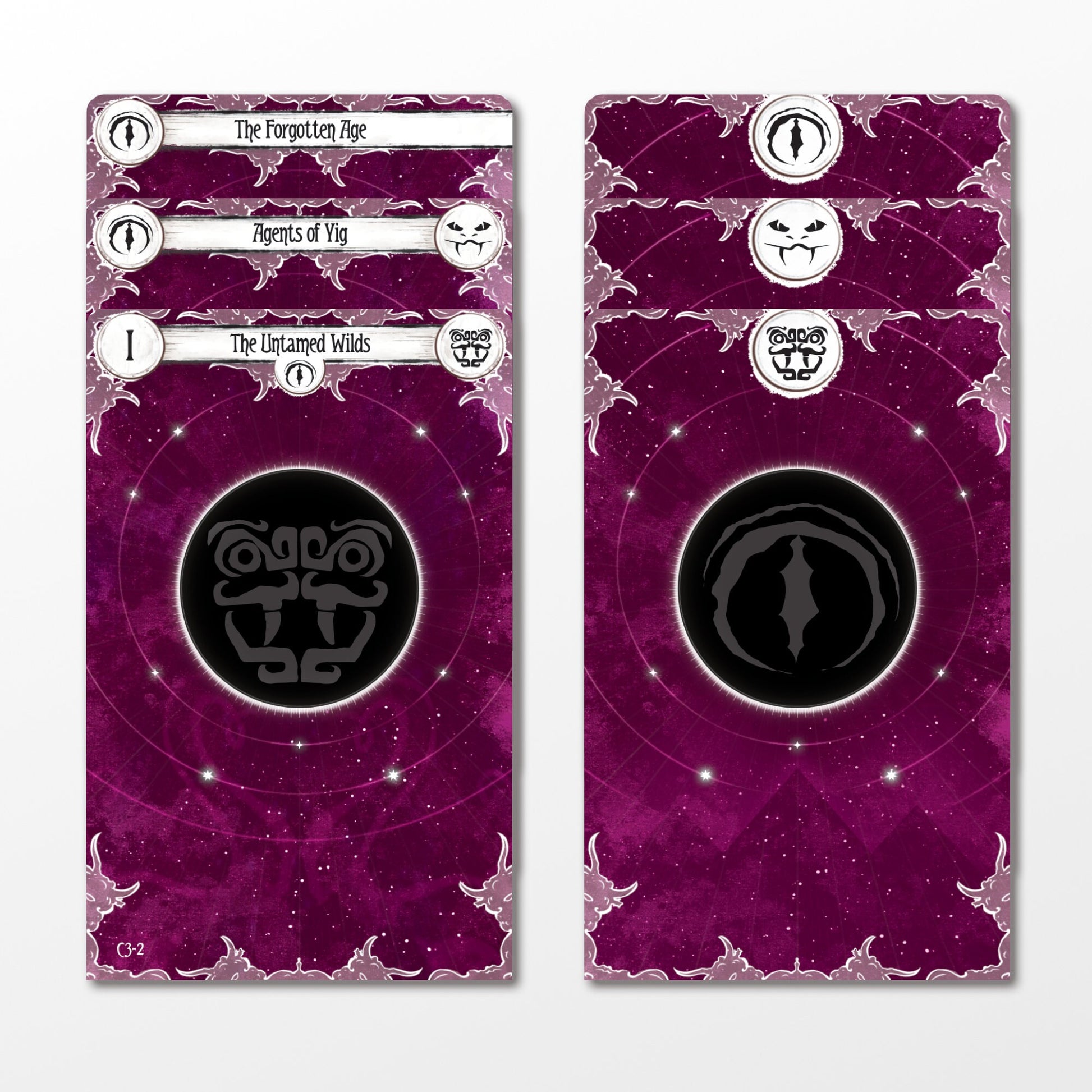 The Forgotten Age & Return to Set with Investigators (C3)- Arkham Horror LCG Dividers - 45pcs