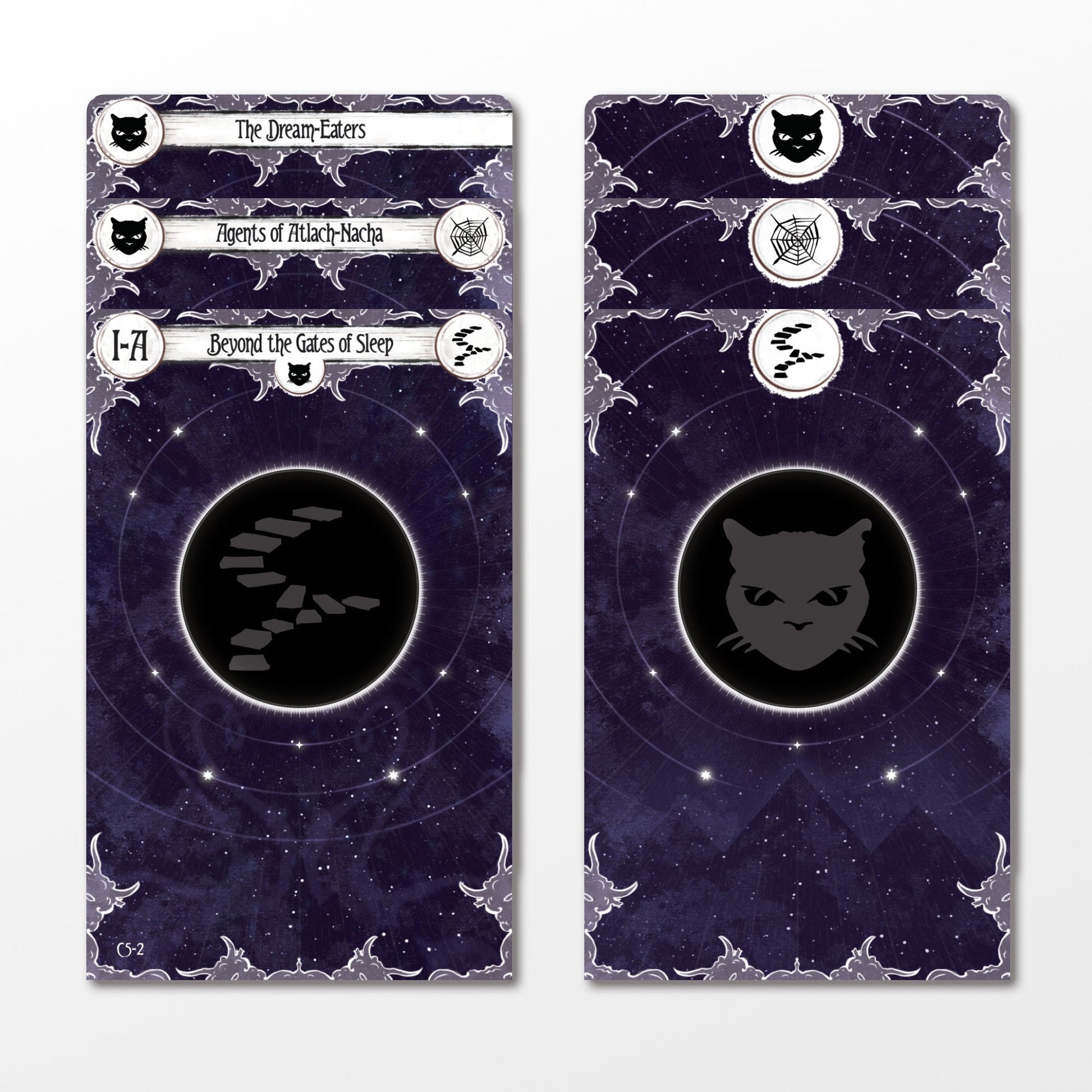 arkham horror card game dream eaters The Dream-Eaters with Investigators (C5) - Vertical & Horizontal - Arkham Horror LCG Dividers