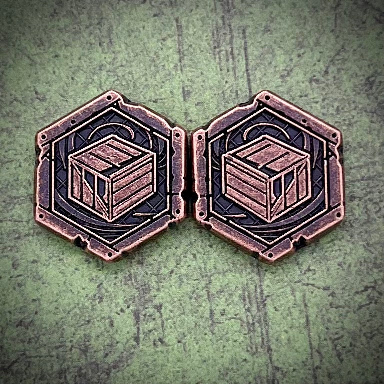 Sanity Health Resource Clue/Doom Upgrade Metal Tokens for Arkham Horror LCG (double-sided, metal, 20mm in diameter)