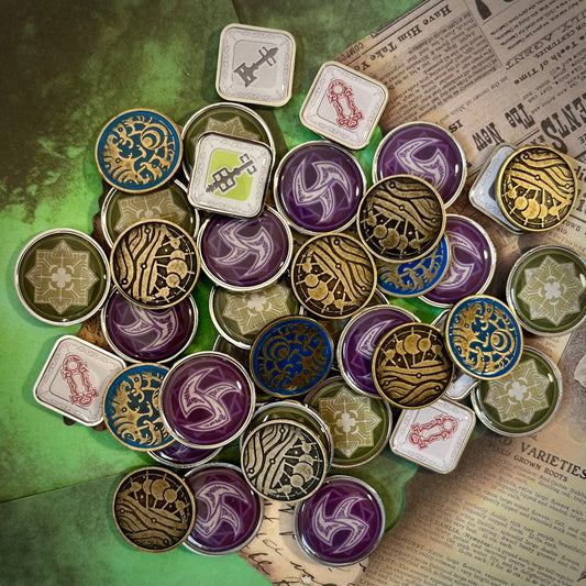 Innsmouth Conspiracy Expansion Blessed and Cursed Tokens Flood Key Token Arkham Horror LCG