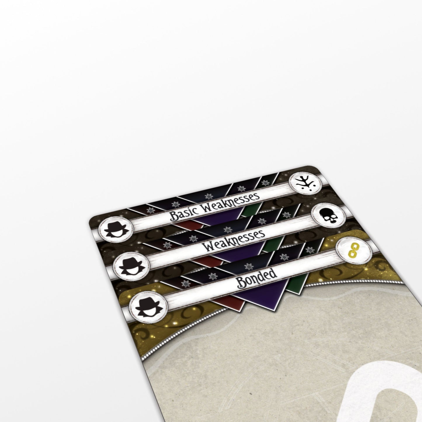 Player Deck for Arkham Horror LCG, Assets Events Skills - Arkham Horror LCG Dividers - 72pcs