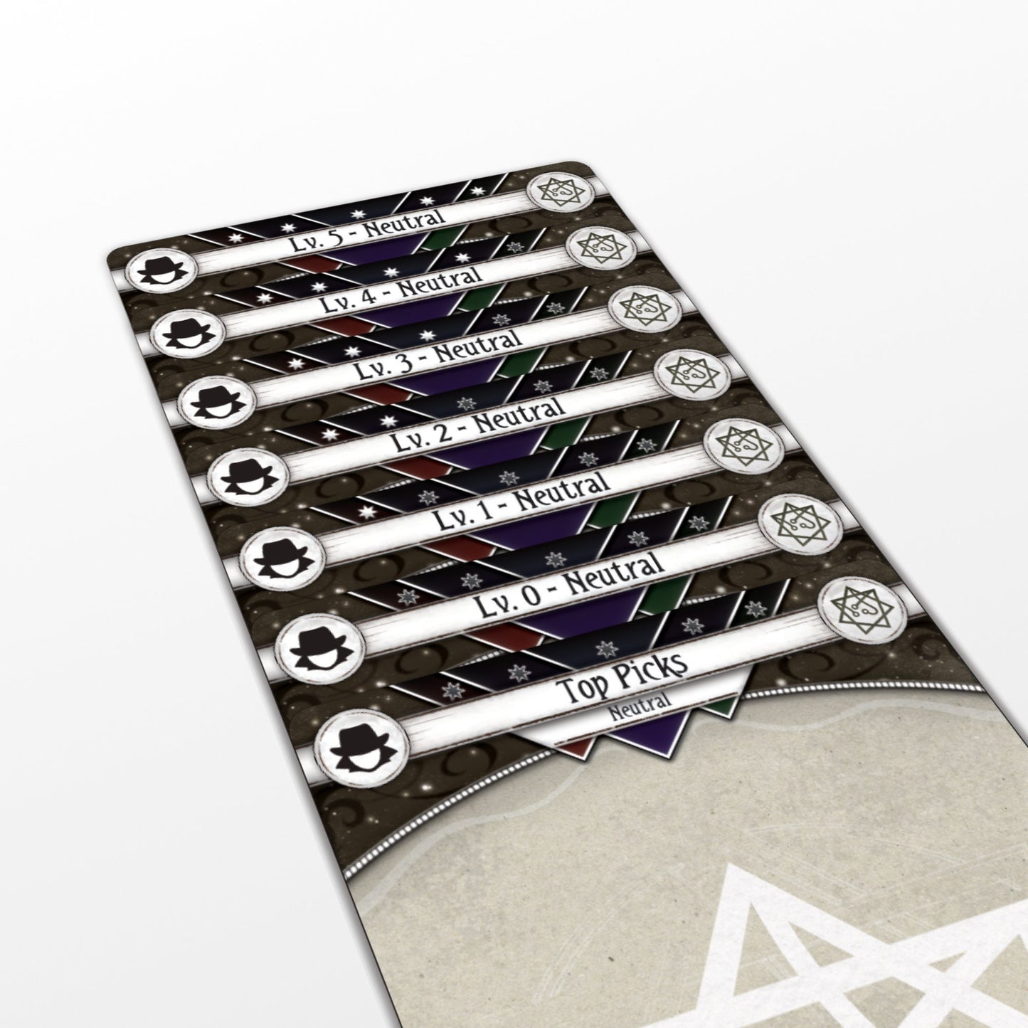 Player Deck for Arkham Horror LCG, Assets Events Skills - Arkham Horror LCG Dividers - 72pcs