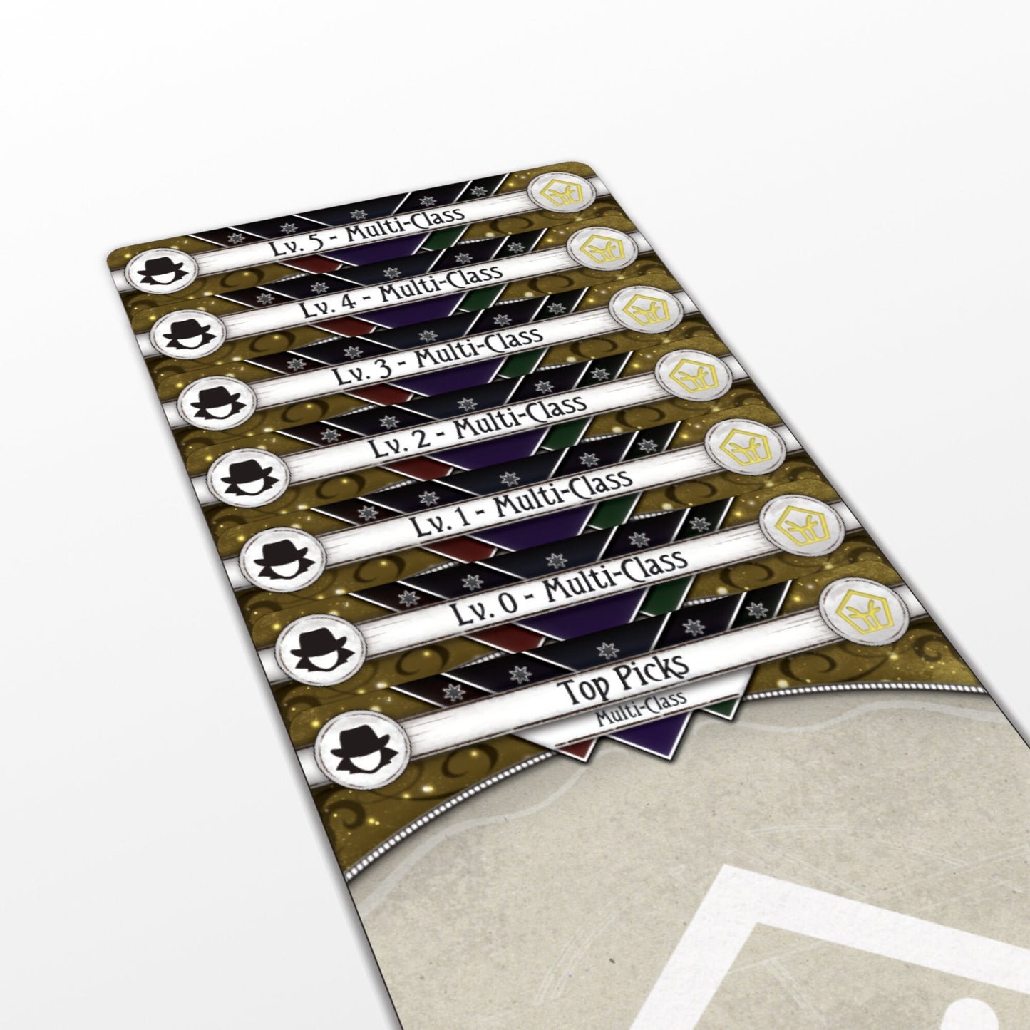 Player Deck for Arkham Horror LCG, Assets Events Skills - Arkham Horror LCG Dividers - 72pcs