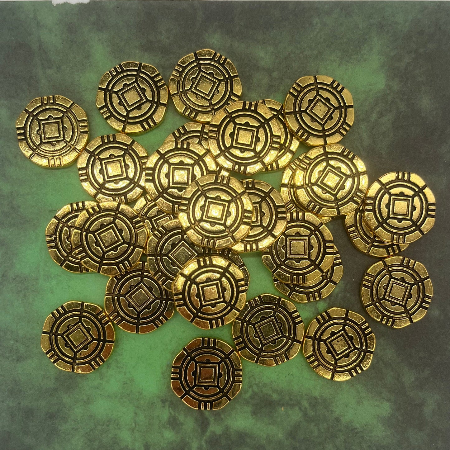Lost Ruins of Arnak Metal Coin and Compass Token Upgrade-2
