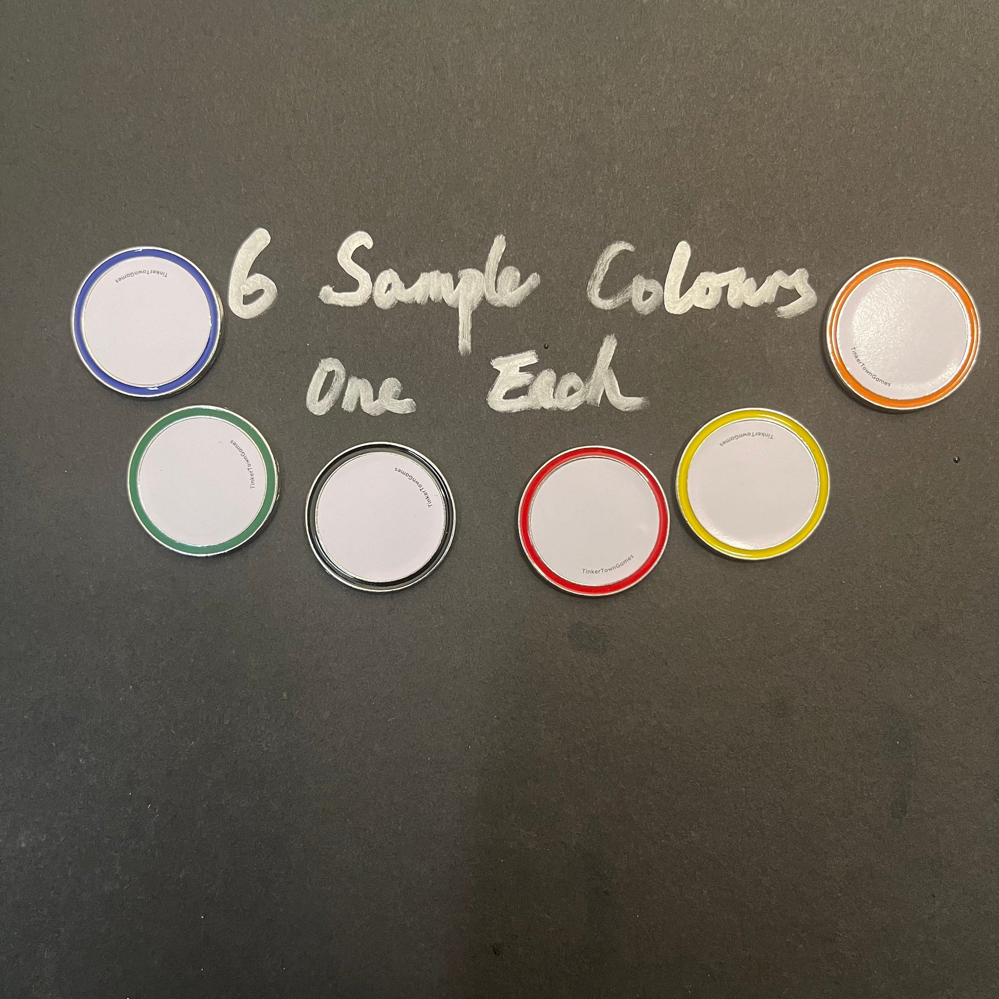 Metal Dry Erase Tokens, Ability Counters - for Board Games, RPGs, TCGs, MTG, Storage Box Included, 5 Free Markers For Set Over 30 Tokens