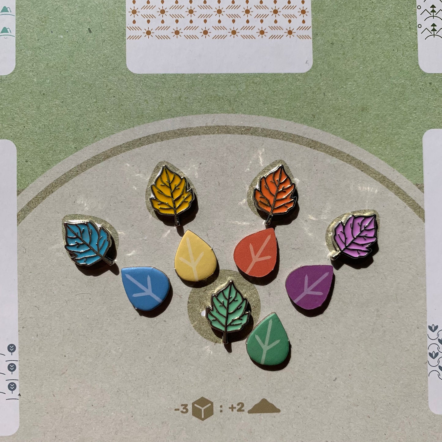 Handmade Earth Board Game Player Markers