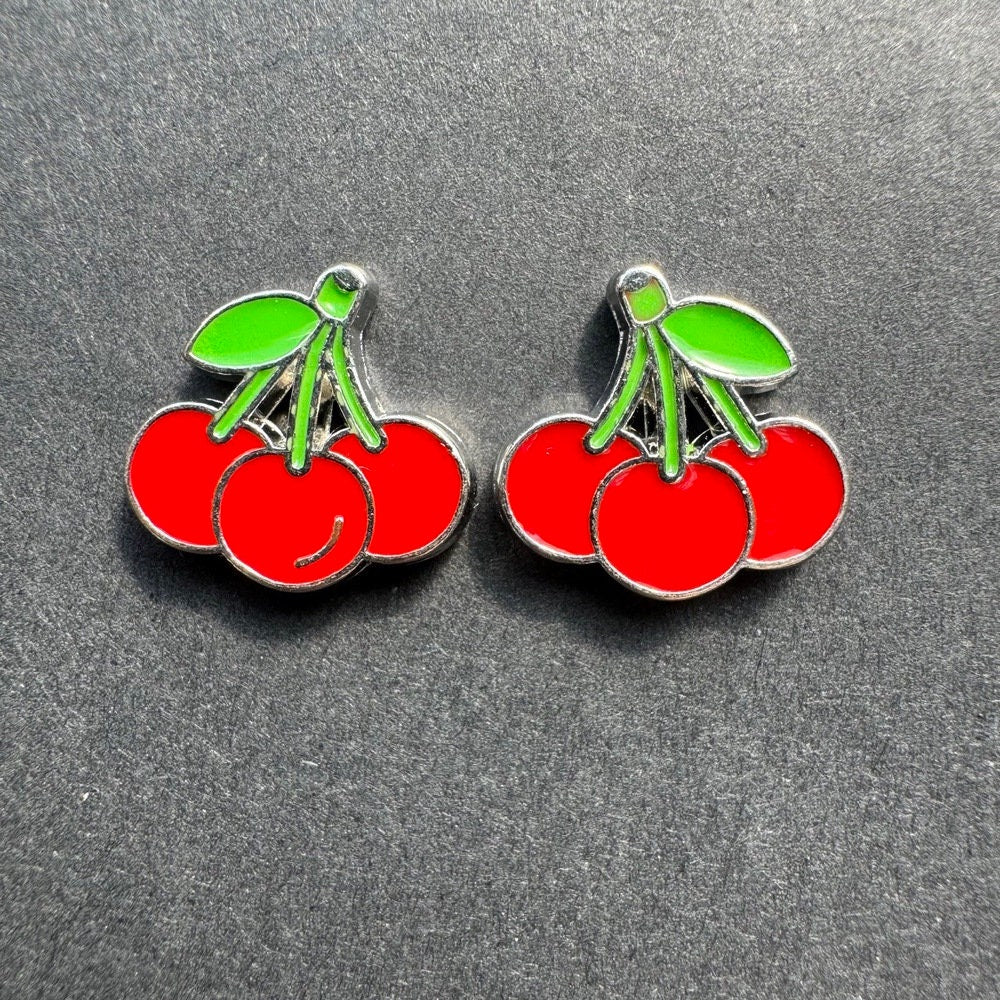 40x Metal Token for Board Game Upgrade - Fruit, Cherry, Miniature Components (Double Sided)