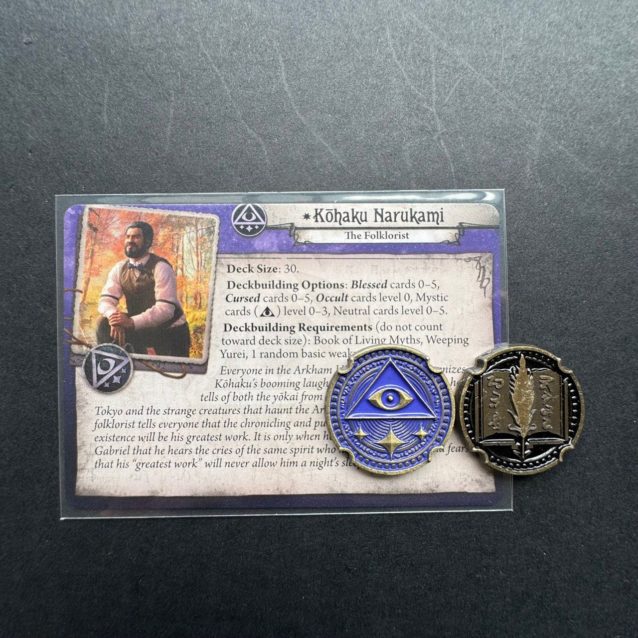 18 Class Action Turn Tracker Tokens for Arkham Horror LCG (metal, 25mm in diameter)