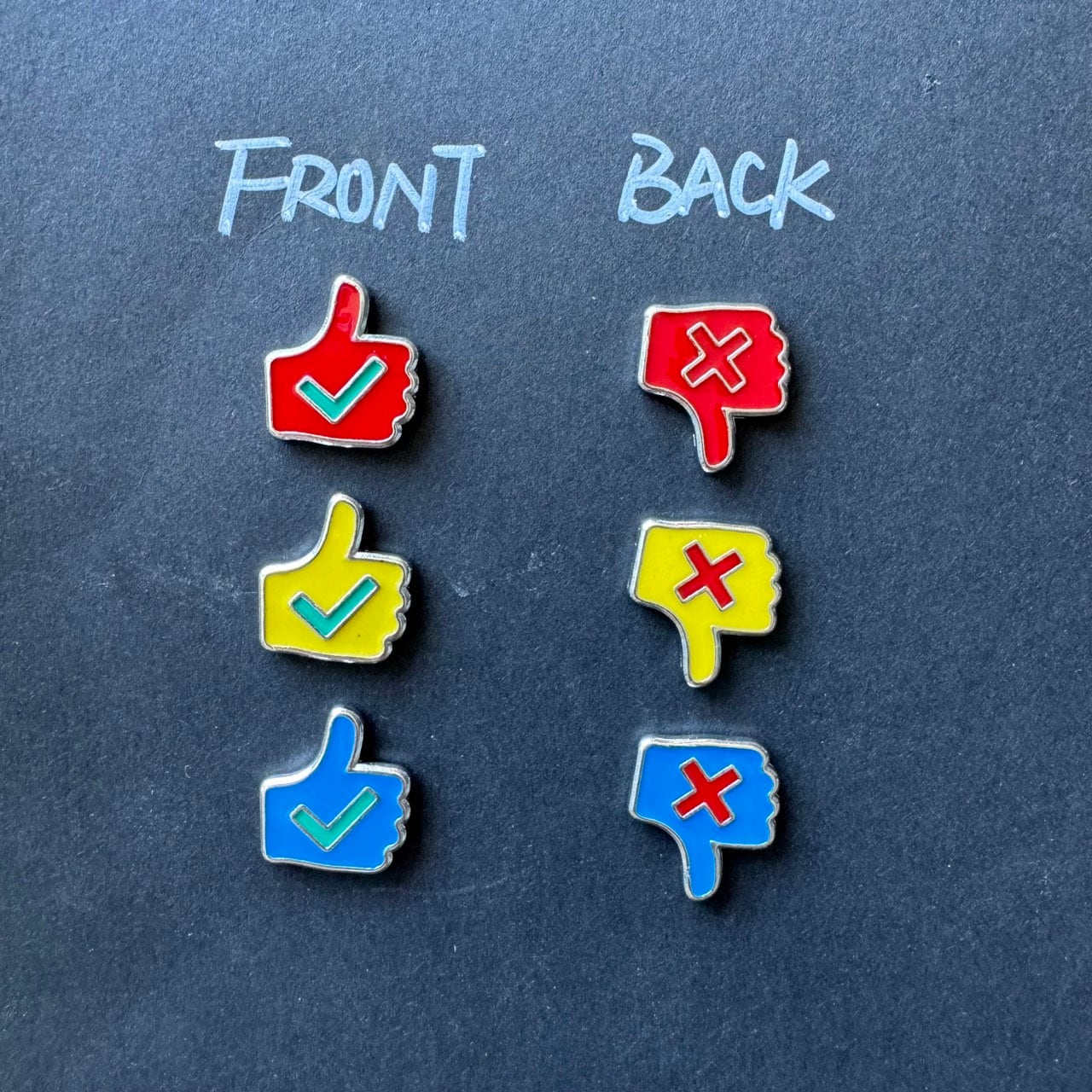 110x Hegemony Board Game Metal Upgrade Tokens, 35x Influence and 75x Voting Tokens (double-sided)