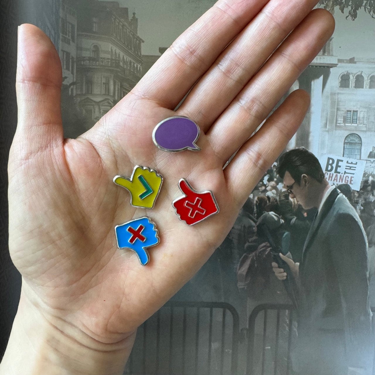 110x Hegemony Board Game Metal Upgrade Tokens, 35x Influence and 75x Voting Tokens (double-sided)