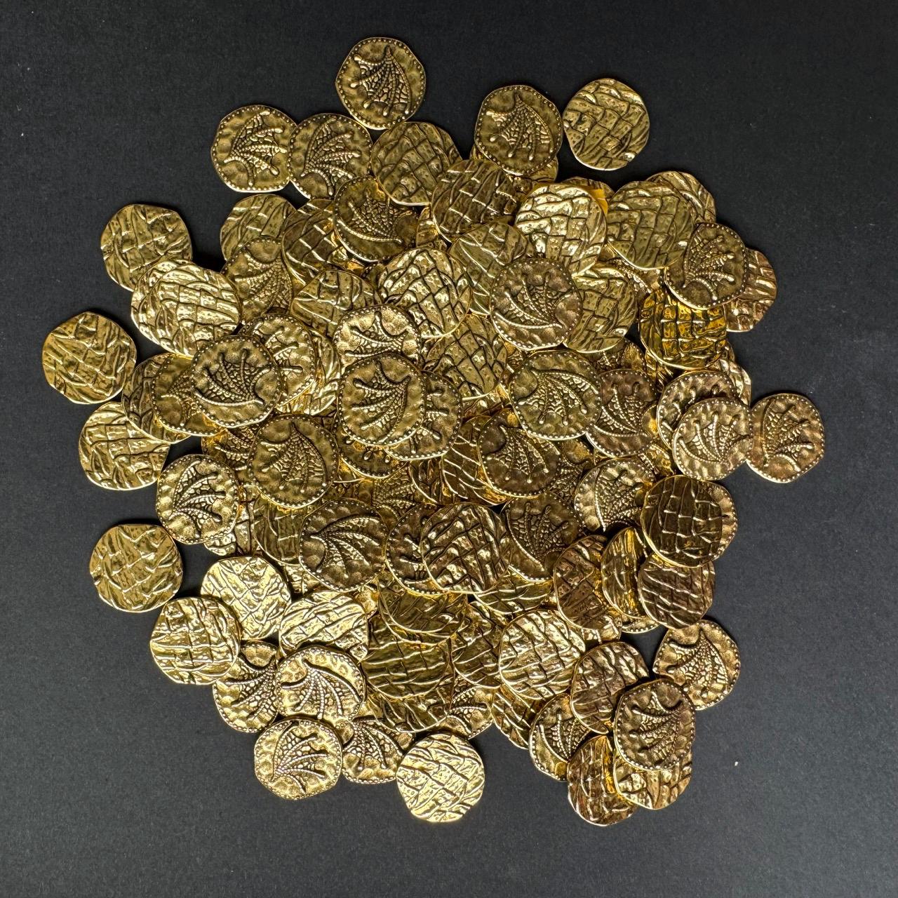 40x Dragon Coins in 3 different colors, Metal Token Upgrade for Board Game, Gold, Silver, Bronze, Double-sided