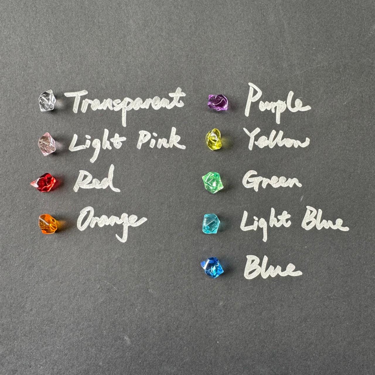 Rupees for Board Game, Game Resources, Count Tokens Legend of Zelda, Ocarina of Time, Translucent Colour, Acrylic Gems, Sizes in 6mm&11mm