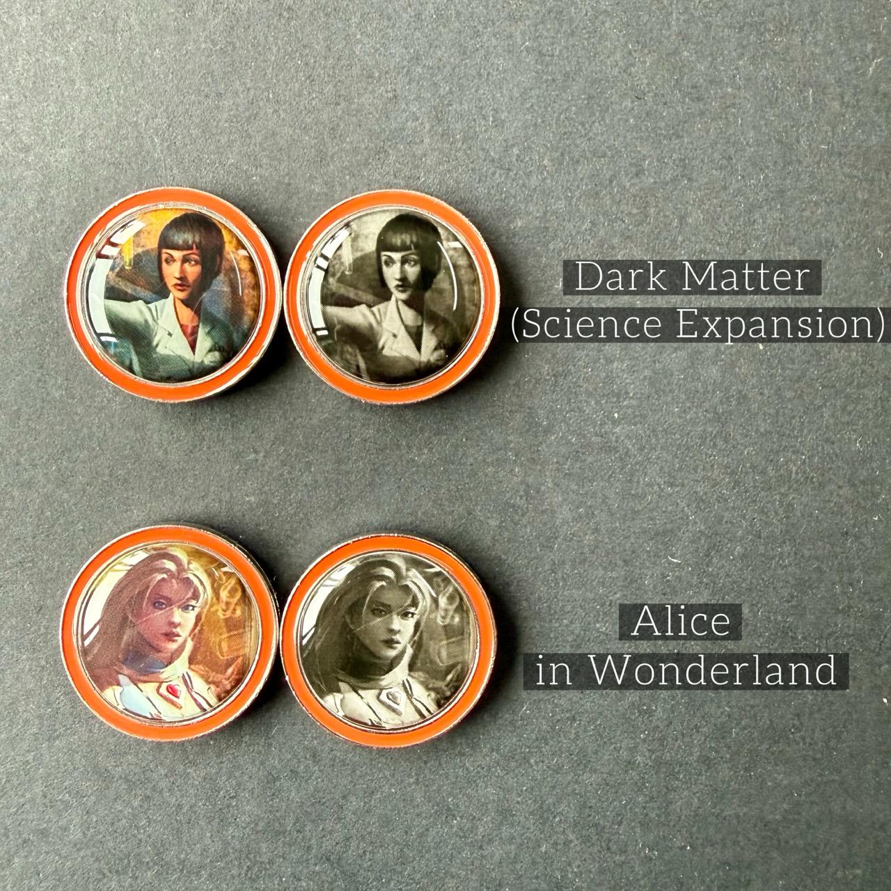 Arkham Horror Print-and-Play, Alt Art, Circle Undone Neutral, Barkham Horror, Summoned Servitor, Yithian, Fanmade Investigator, Metal Tokens