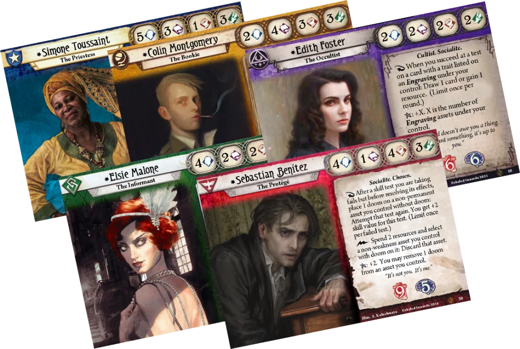 Night of Vespers - Scenario Pack (Arkham Horror Fan Made Custom Campaign) - 734 Pcs - Rulebook Available in Digital Format