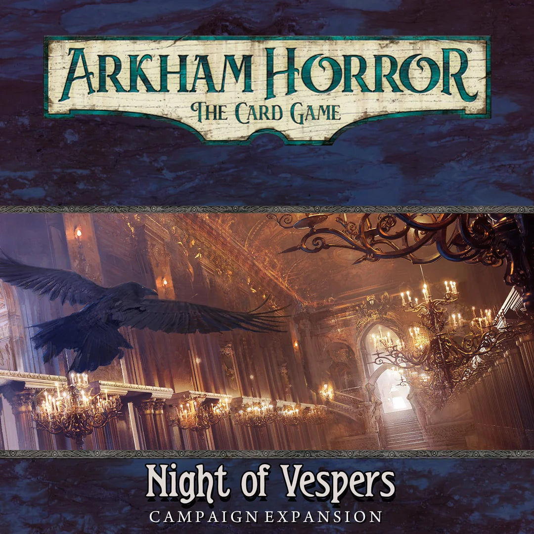 Night of Vespers - Scenario Pack (Arkham Horror Fan Made Custom Campaign) - 734 Pcs - Rulebook Available in Digital Format