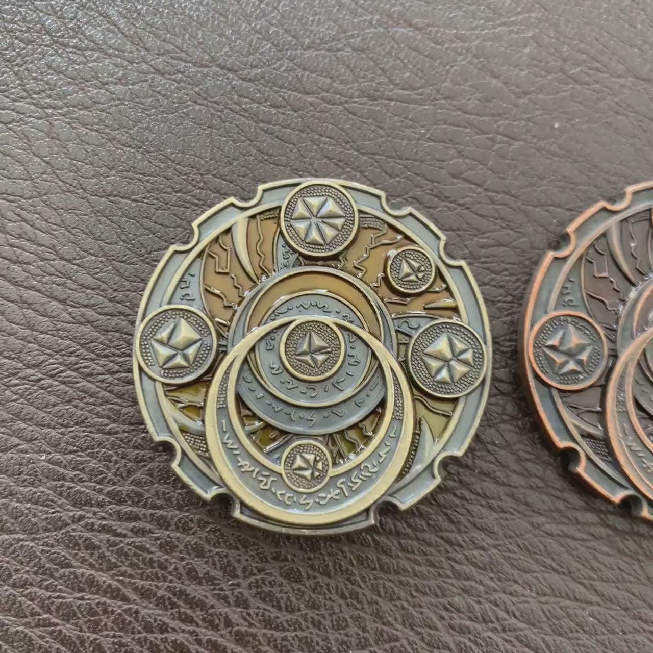 Keyforge upgraded Board Game Tokens - 3 Keys Set (Metal, 40mm in diameter)