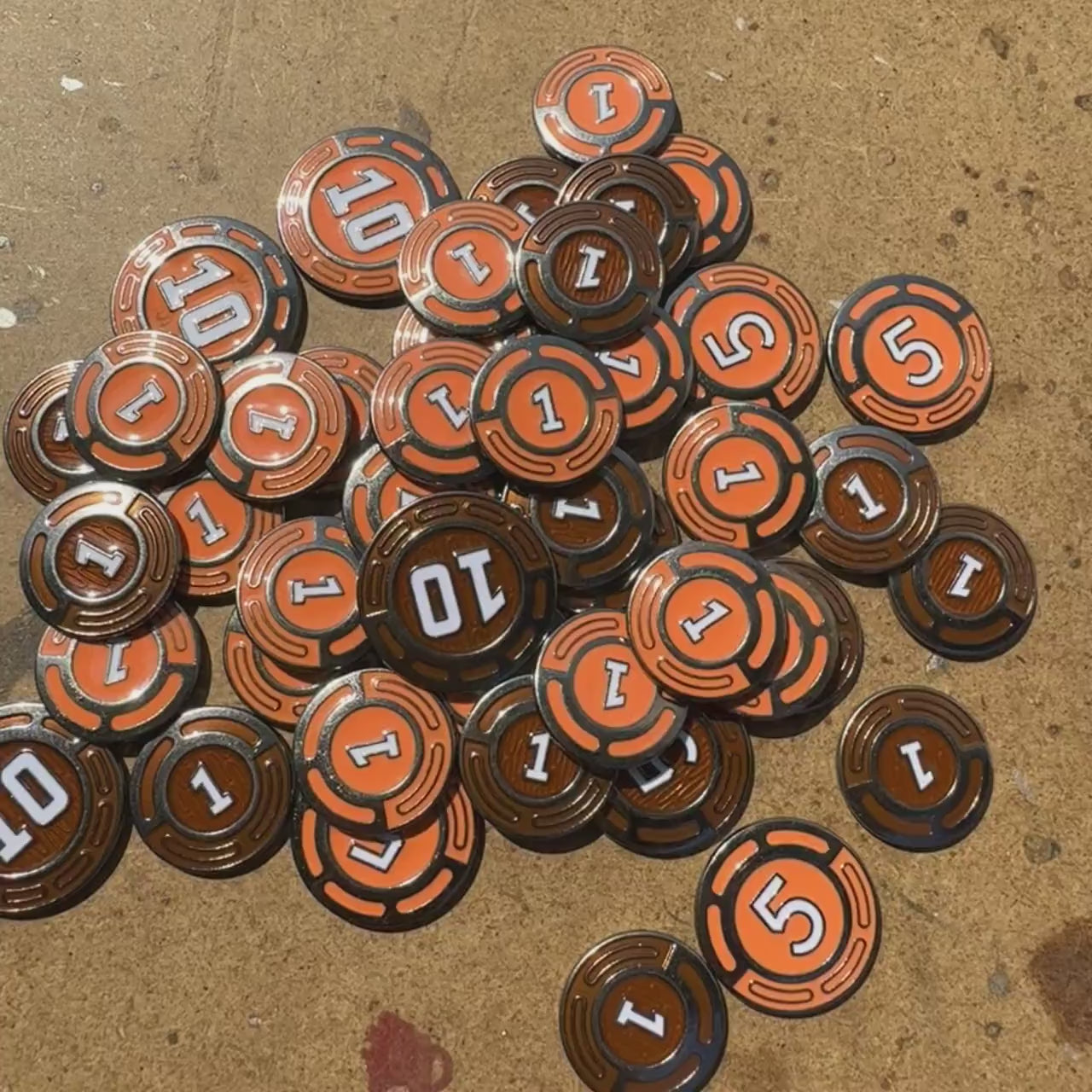 40x Star Wars Unlimited TCG Token Set, Damage Counter, Metal Board Game Upgrade, Double Sided