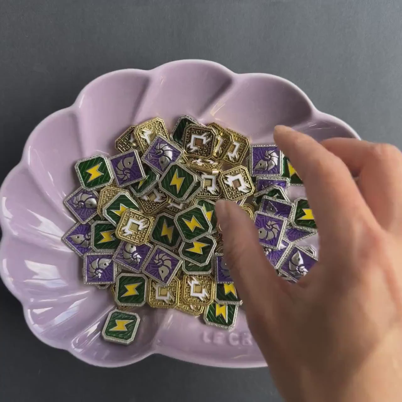 77x Metal Token Upgrade For SETI, Credits, Energy, Oumuamua Exofossil, Board Game Tokens, Double-sided