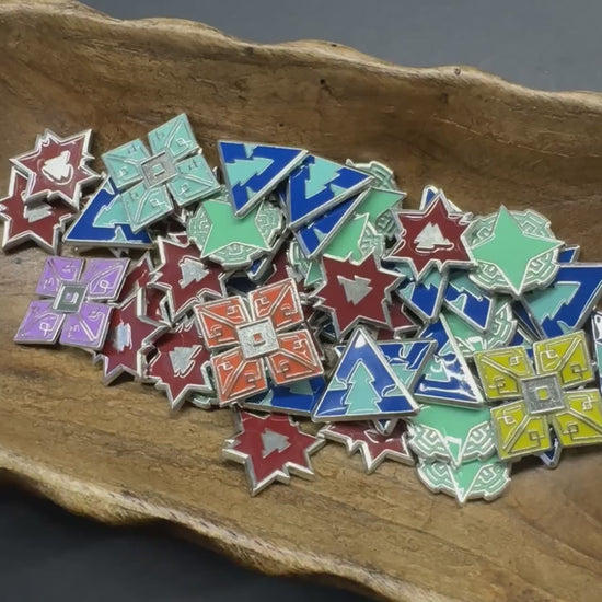 Metal Earthborne Rangers Upgrade Tokens for Board Game, Energy, Harm, General, Progress token, Double-sided