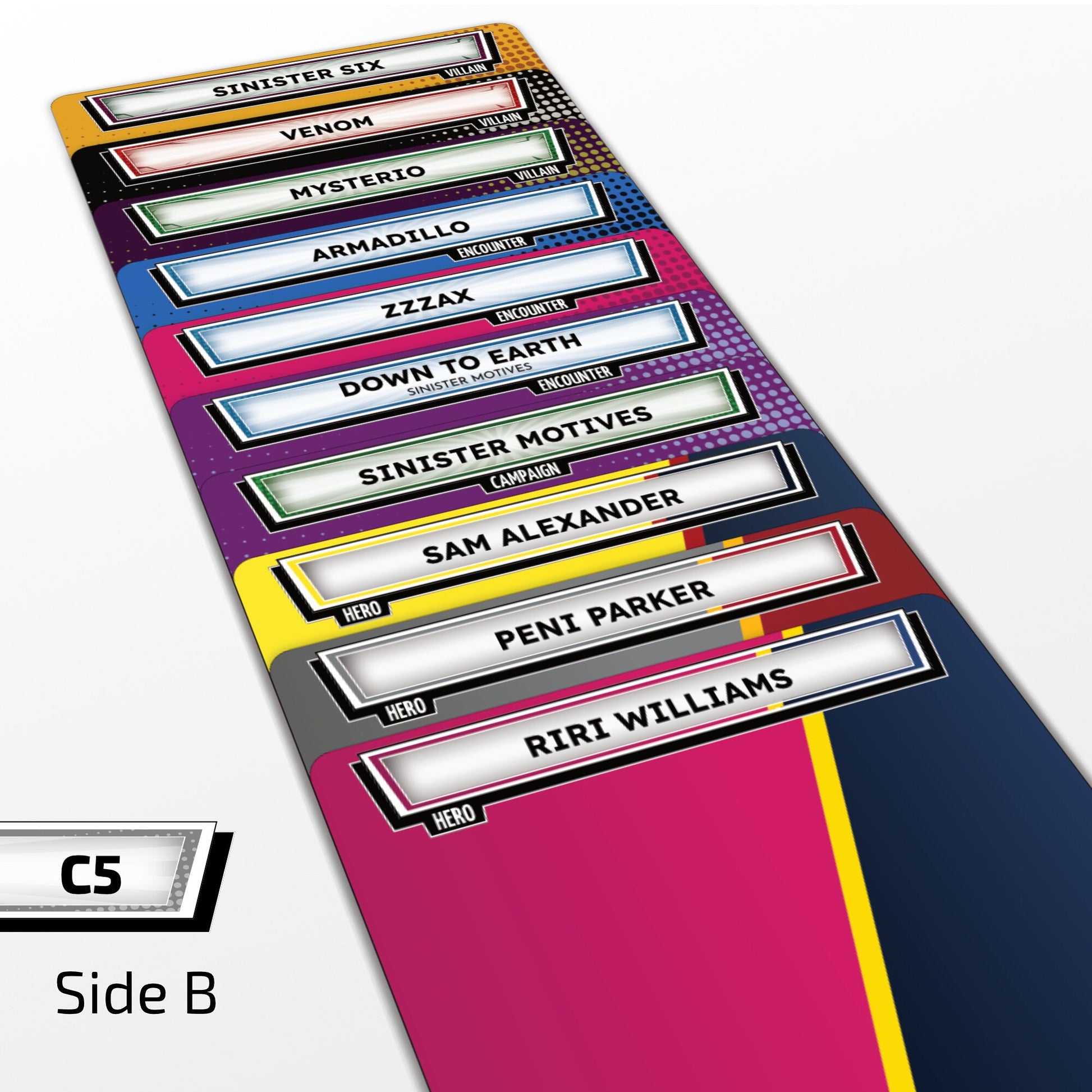 All-In Bundle - Marvel Champions Dividers - Phase 1-6 (CORE, RoRS, TGMW, TMTS, SINm, MGEn) & Aspect - 197pcs (B5A1/B5A2) + 2 Extra for Free